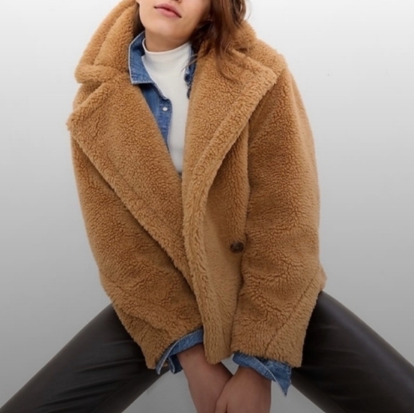 Gap sherpa coat NWT size XXL - Picture 11 of 14